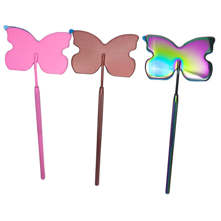 Espelho para Cílios Borboleta Metal (Varias Cores)