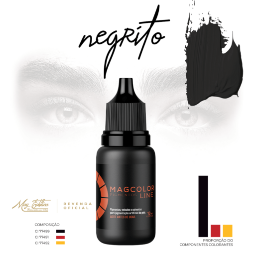 Pigmento MagColor Gold Line Brow Negrito 5ML