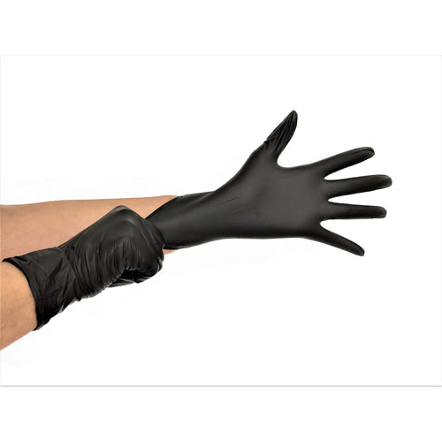 Luva Nitrílica Black - Caixa com 100 un.