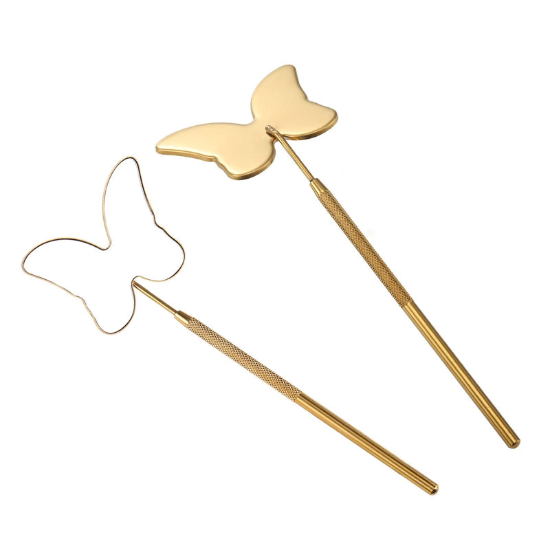 Espelho para Cílios Borboleta Metal (Varias Cores)