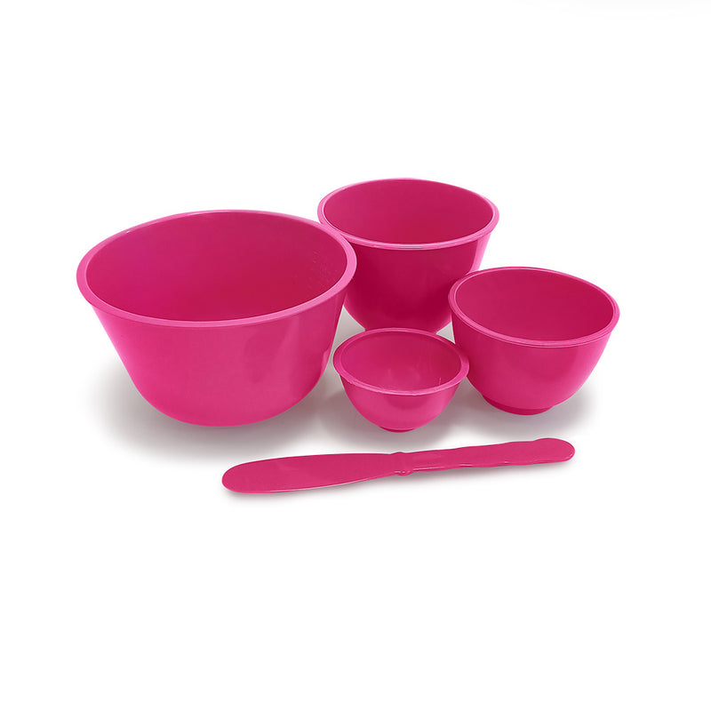 KIT DE CUBETAS E ESPÁTULA PARA TINTURA (Cores Variadas) - Santa Clara