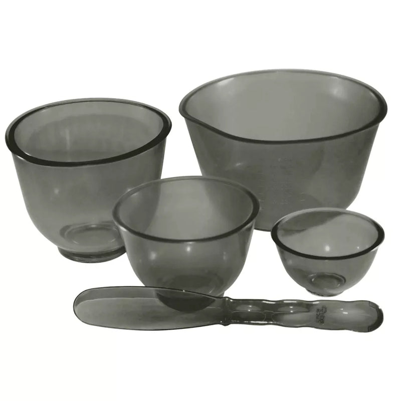 KIT DE CUBETAS E ESPÁTULA PARA TINTURA (Cores Variadas) - Santa Clara