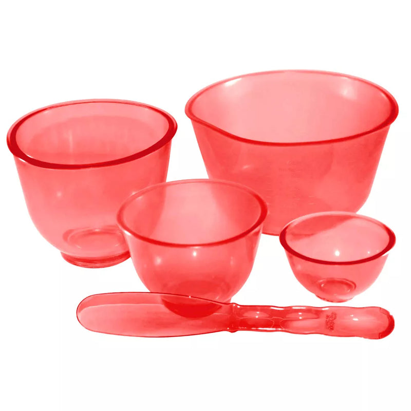 KIT DE CUBETAS E ESPÁTULA PARA TINTURA (Cores Variadas) - Santa Clara