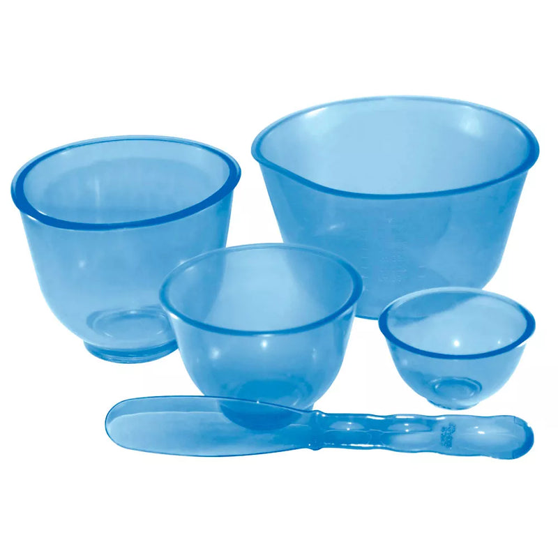 KIT DE CUBETAS E ESPÁTULA PARA TINTURA (Cores Variadas) - Santa Clara