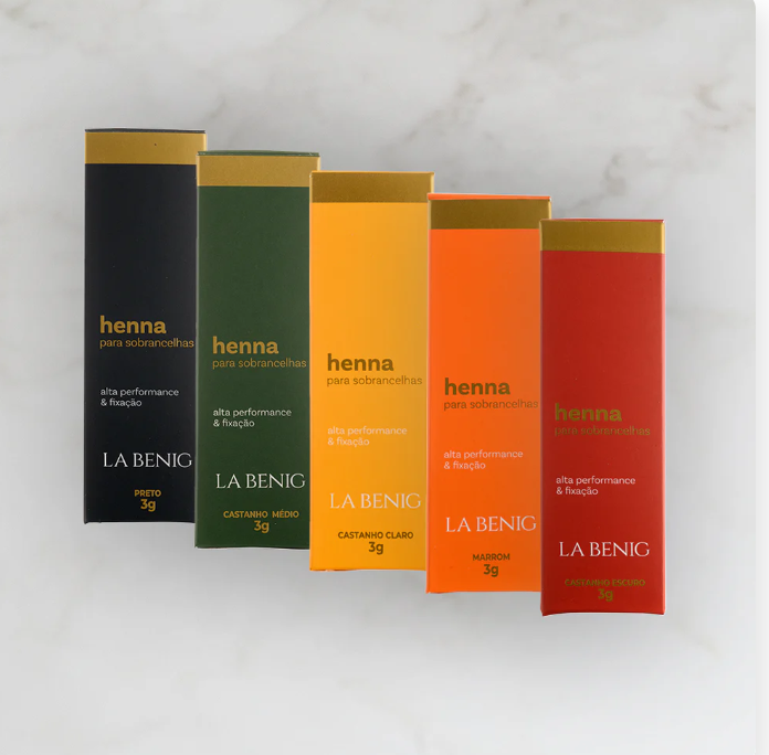 Henna La Benig Alta Fixação Profissional 3g