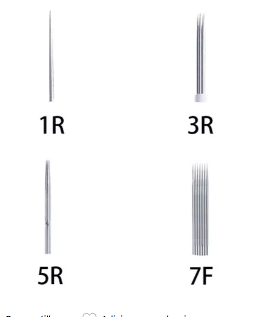 Agulha Universal 3 ponta  + Ponteira (Circular)