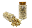 FOLHAS DE OURO DOURADO - POTINHO DECORAÇÃO NAILS