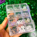 Megakit de Charms 3D e Pedrarias Luxury Blossom