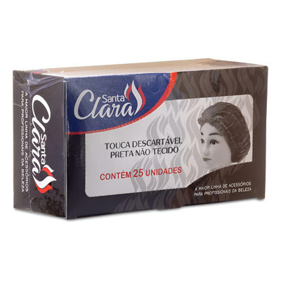 TOUCA DESCARTÁVEL NÃO TECIDO (25 unidades) - Santa Clara