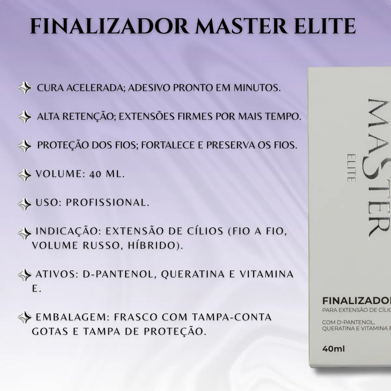 Kit Retenção Master Acqua + Primer + Finalizador Com Anvisa