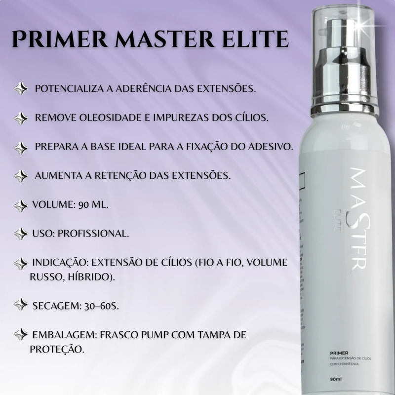 Kit Retenção Master Acqua + Primer + Finalizador Com Anvisa