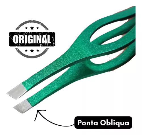 Pinça Chanfrada Verde Profissional Original Edel Solingen