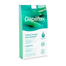 Folhas Prontas Corporal Aloe Vera C/ 20 Und - Depilflax