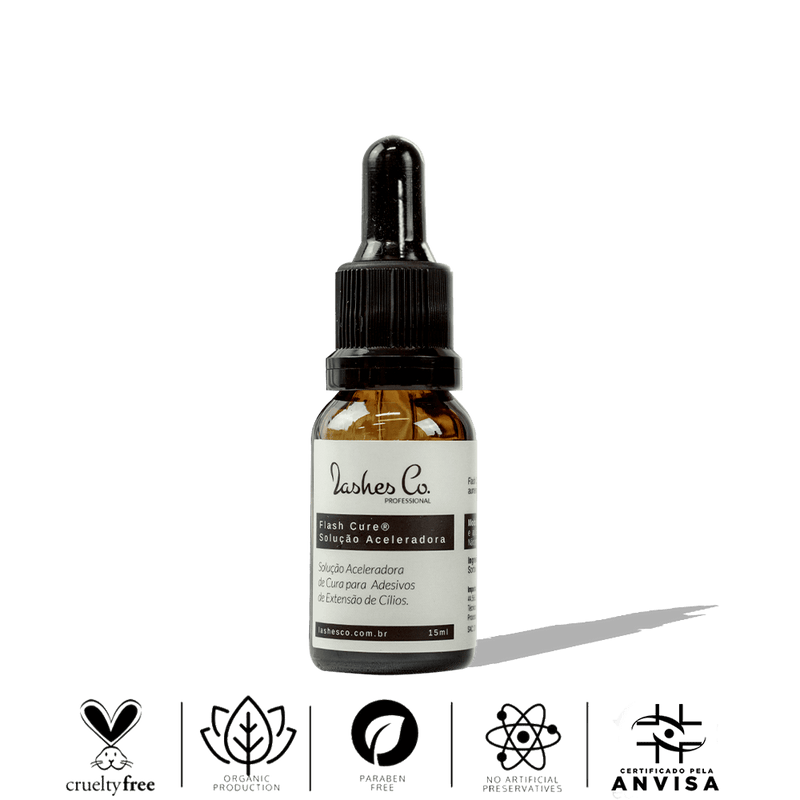 Flash Cure Finalizador / Acelerador - Lashes co