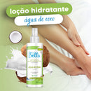 Loção Hidratante Pós-depilação Hidrossolúvel Água de Coco Depil Bella 300m