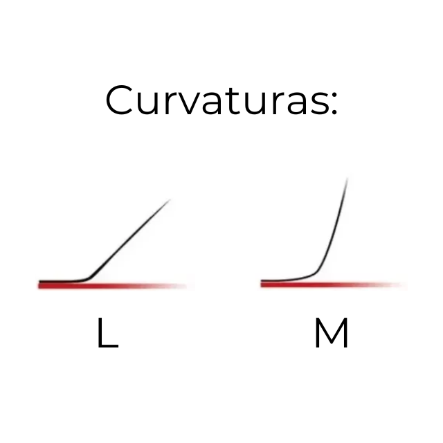 Cílios BAD PINK - 5D Curvatura M