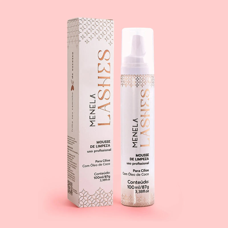 Mousse de Limpeza Menela Lashes 100ml