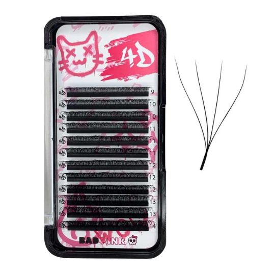 Cílios BAD PINK - 4D