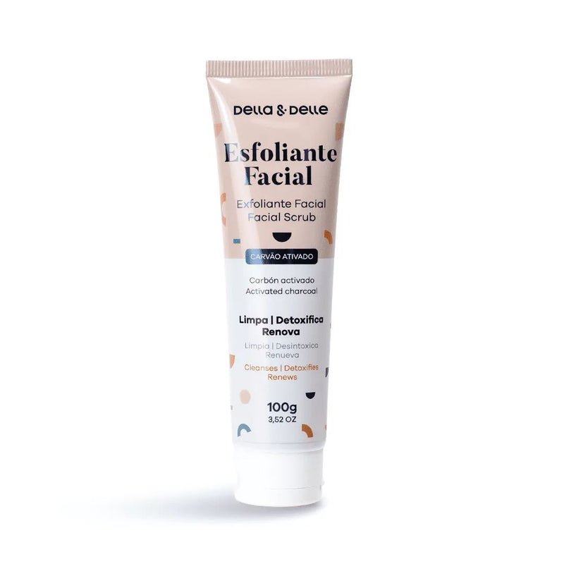 Esfoliante de Carvão Ativado 100g - Della & Delle