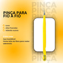 Pinça para Extensão de Cílios PY03 com Ponta Diamantada