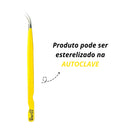 Pinça para Extensão de Cílios PY03 com Ponta Diamantada