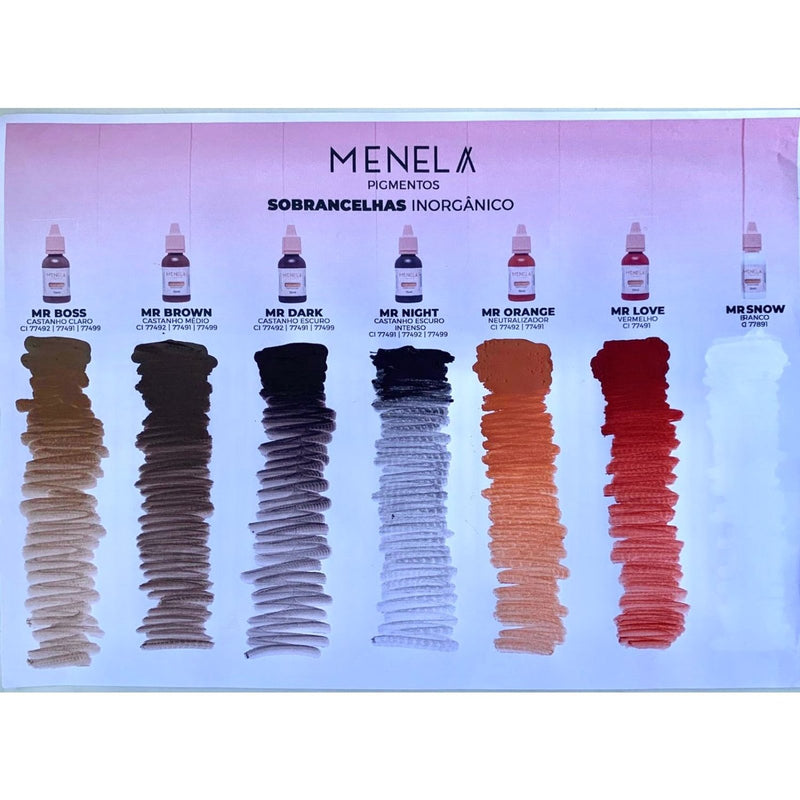 Kit de Lábios Menela - Pigmentos 3ml