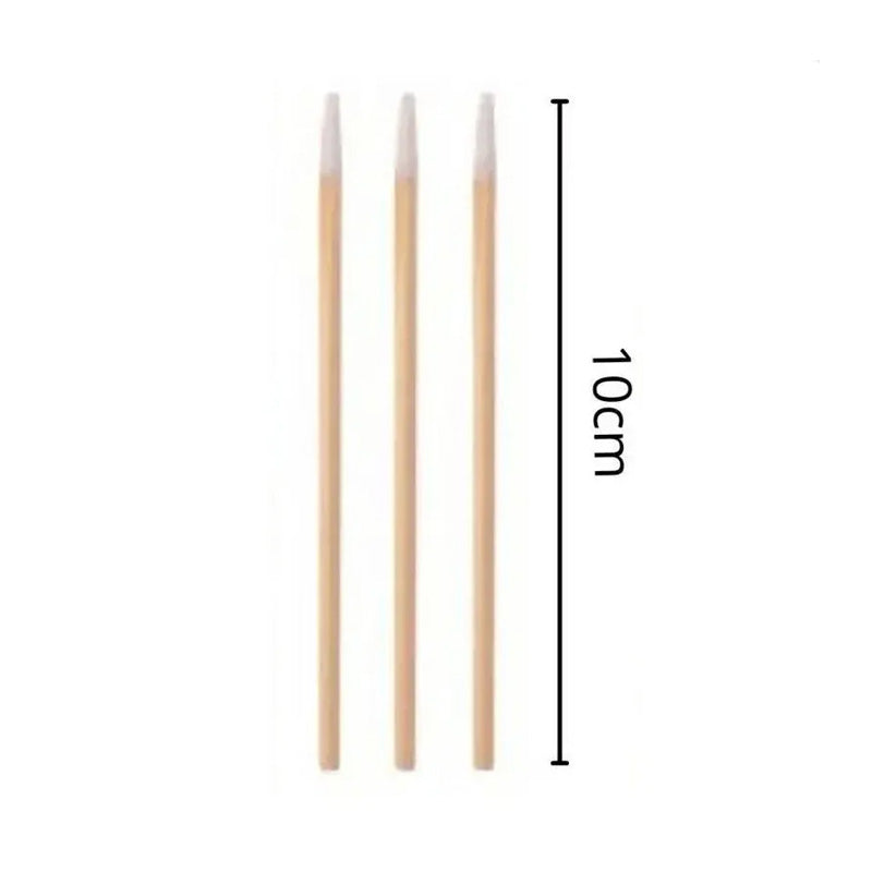 Palito com Algodão para Desing de Sobrancelhas - 100un