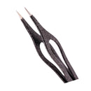 Pinça Edel Solingen Ponta Fina Laqueada Preta