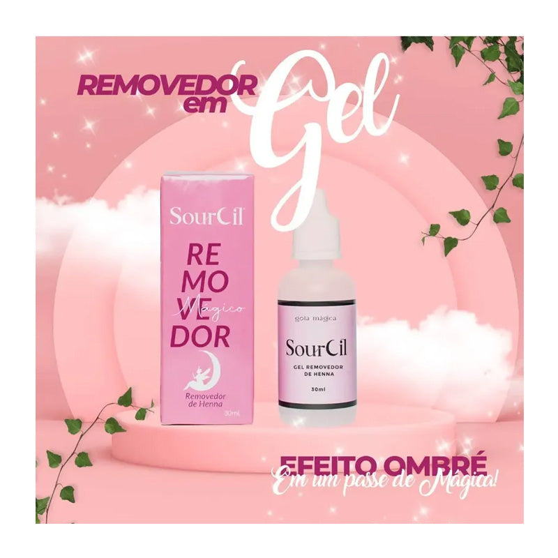 Removedor de Henna em Gel - Sourcil 30ml