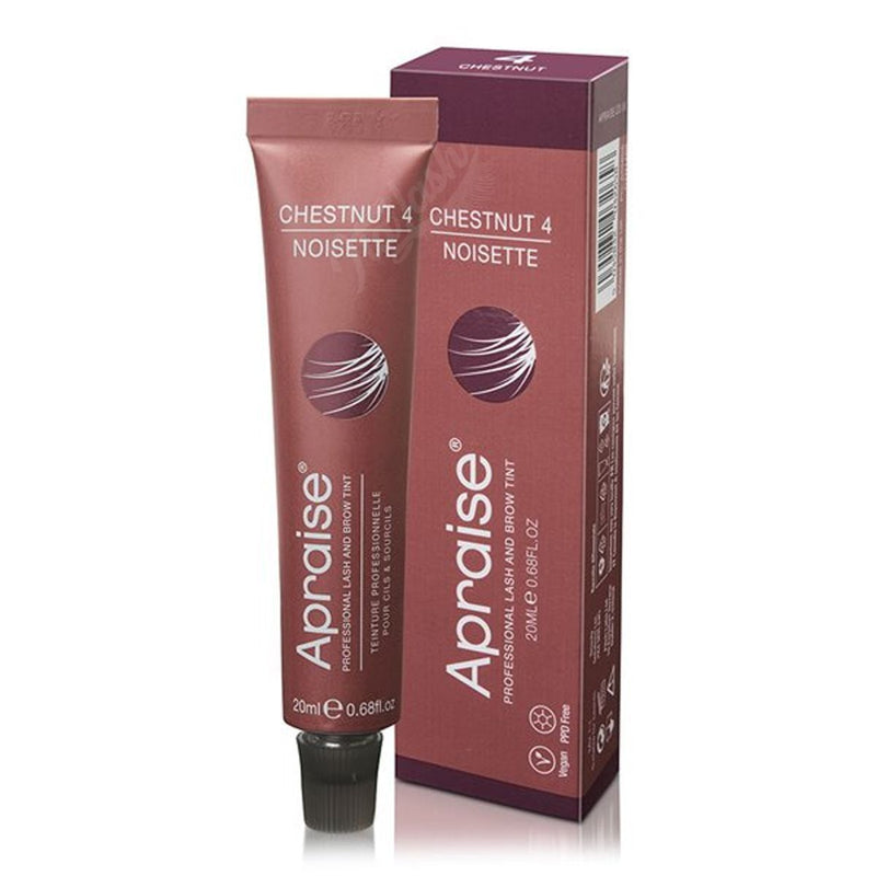 Tintura Apraise Para Cílios E Sobrancelhas Castanho Avermelhado 20ml