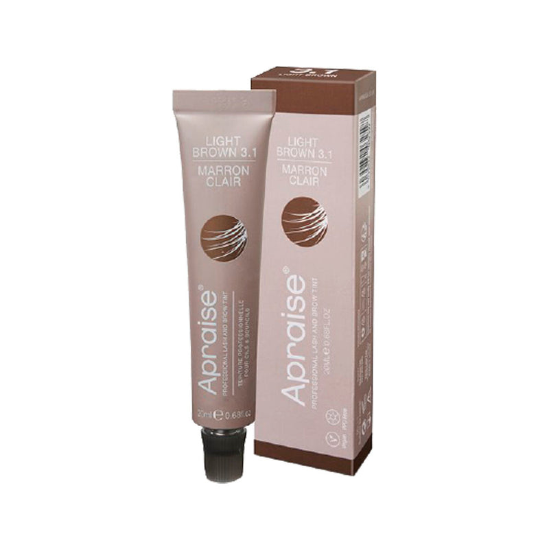 Tinta/tintura para sobrancelhas e cílios Castanho Claro 20ml Apraise