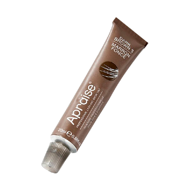 Tintura para sobrancelhas e cílios Castanho Escuro 20ml Apraise